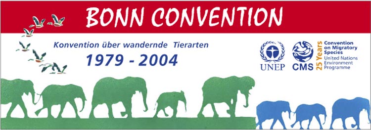 25 Jahre Bonner Konvention - CMS - Übereinkommen zur Erhaltung der wandernden wildlebenden Tierarten