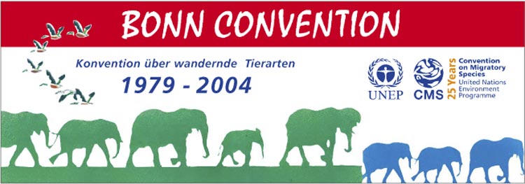 25 Jahre Bonner Konvention - CMS - bereinkommen zur Erhaltung der wandernden wildlebenden Tierarten